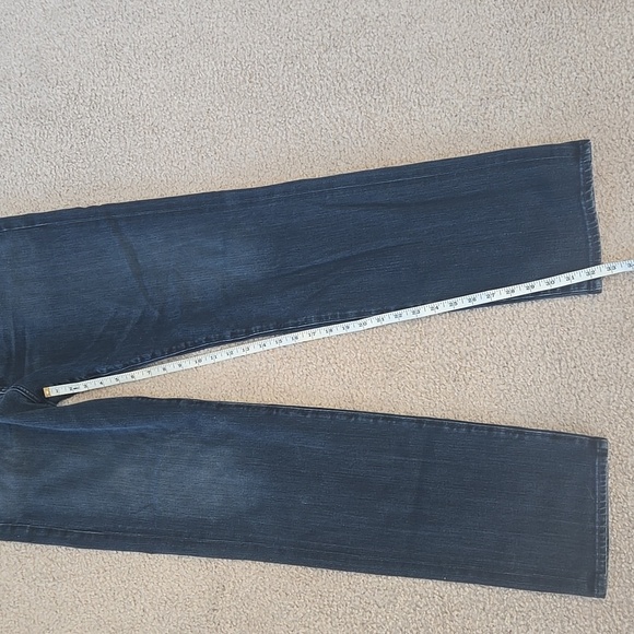 AG Adriano Goldschmied Medium Blue The Graduate Tailored Straight Jeans 36x34 - Picture 6 of 11